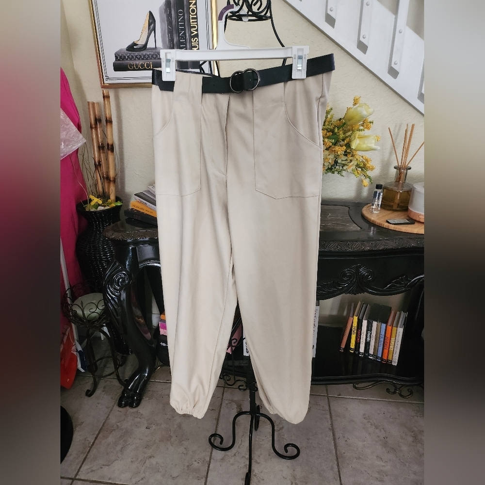 Venti6 faux leather pants Size M